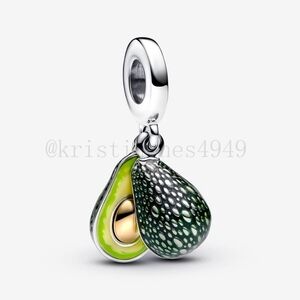 Pandora Avocado Double Dangle Charm